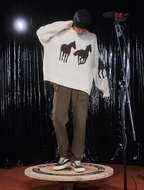 AFGK Dark Horse Jacquard Knit Sweater