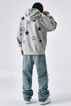 MEDM Pentagram Star Zipper Hoodie