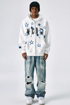 MEDM Pentagram Star Zipper Hoodie