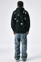 MEDM Pentagram Star Zipper Hoodie