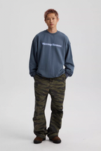 Wassup House Basic Printing Logo Sweatshirt