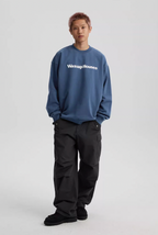 Wassup House Basic Printing Logo Sweatshirt