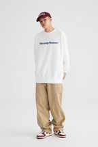 Wassup House Basic Printing Logo Sweatshirt