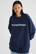 Wassup House Basic Printing Logo Sweatshirt