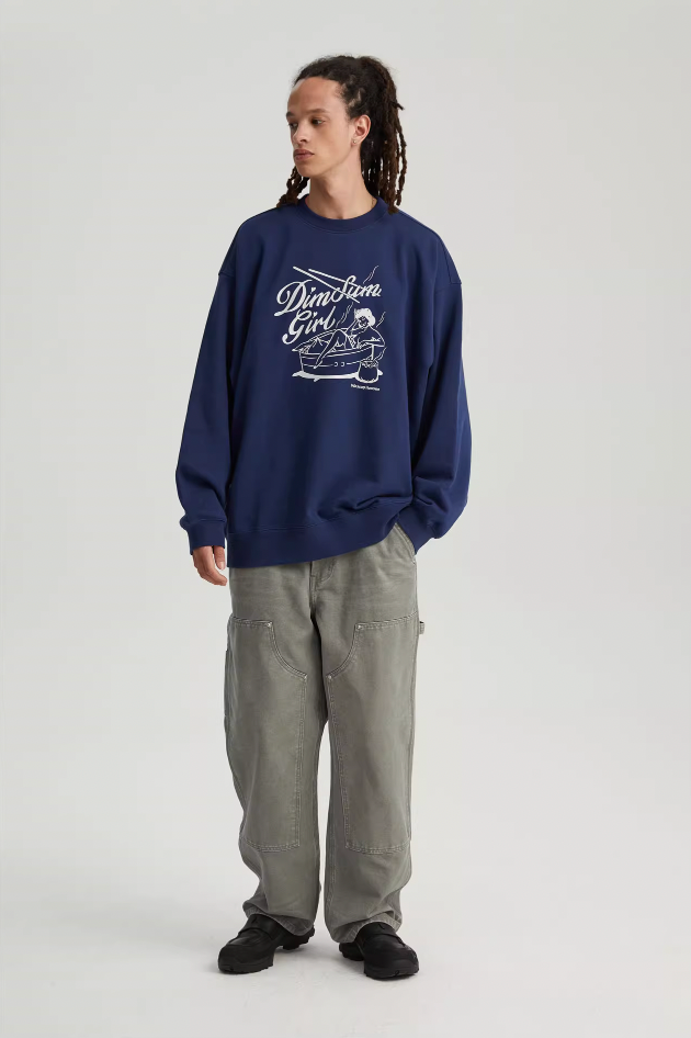 Wassup House Dim Sum Girl Printed Sweatshirt