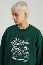 Wassup House Dim Sum Girl Printed Sweatshirt