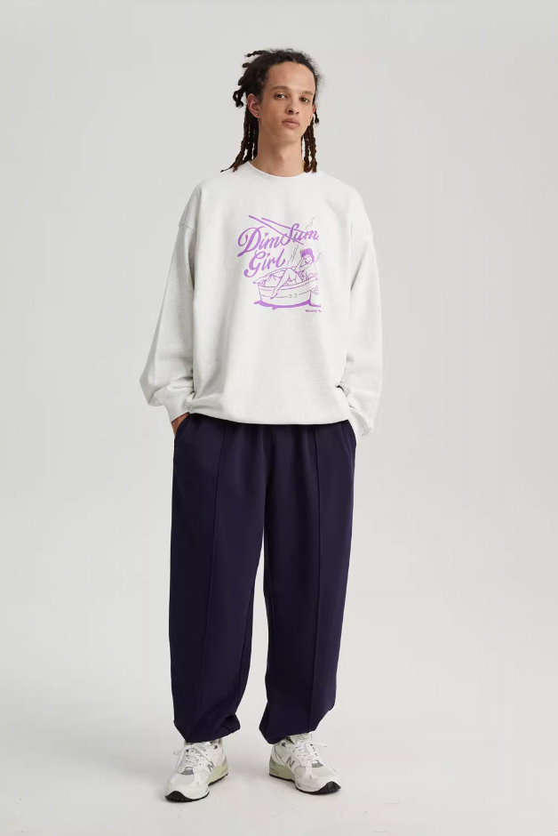 Wassup House Dim Sum Girl Printed Sweatshirt