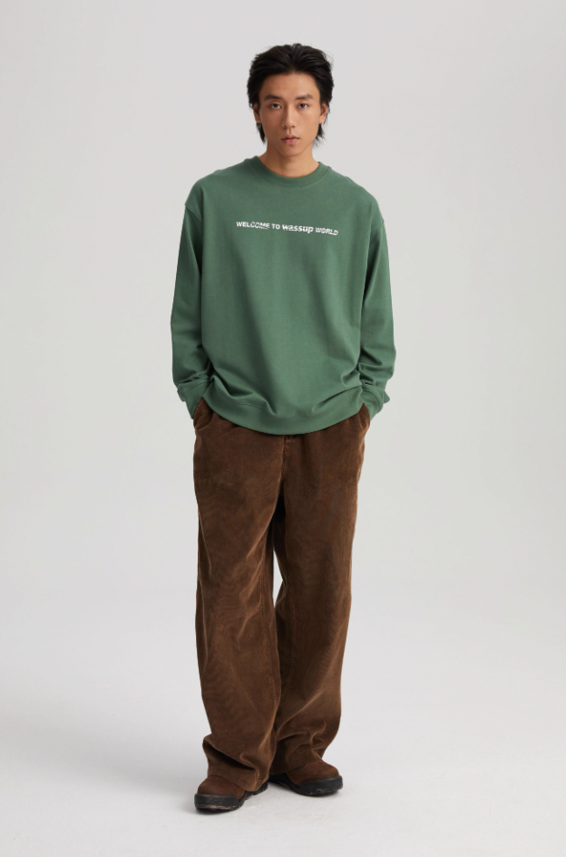 Wassup House Cutting Logo Sweatshirt