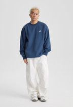 Wassup House Crab Graffiti Word Foam Printing Sweatshirt