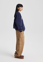 Wassup House School Logo Print Sweatshirt