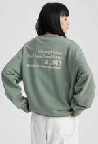 Wassup House Earth Planting Printed Embroidery Sweatshirt