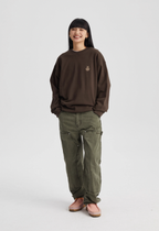 Wassup House Earth Planting Printed Embroidery Sweatshirt