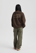 Wassup House Earth Planting Printed Embroidery Sweatshirt