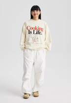 Wassup House LIFE Printed Sweatshirt