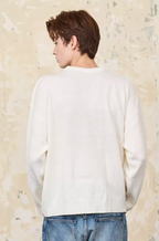 Harsh and Cruel Embroidered Logo Pullover Knit Sweater