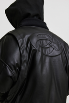 ANTIDOTE Detachable Hat Down Bomber Jacket