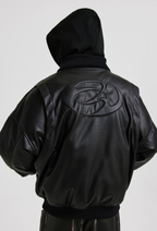 ANTIDOTE Detachable Hat Down Bomber Jacket