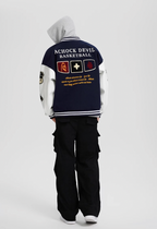 Achock Flocked Baseball Jacket