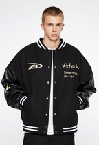 Achock Basic Embroidery Baseball Jacket