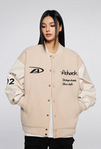 Achock Basic Embroidery Baseball Jacket