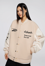 Achock Basic Embroidery Baseball Jacket