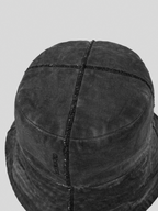 UNDERWATER Wash Aged Logo Embroidered Deconstructed Bucket Hat