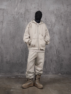 UNDERWATER Wasteland Distressed Zip Up Hoodie