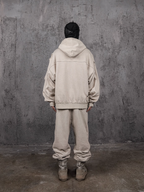 UNDERWATER Wasteland Distressed Zip Up Hoodie