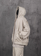UNDERWATER Wasteland Distressed Zip Up Hoodie