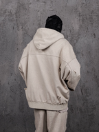 UNDERWATER Wasteland Distressed Zip Up Hoodie