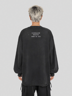 UNDERWATER Cemetery Printed Long Sleeve Tee
