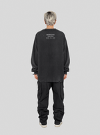 UNDERWATER Cemetery Printed Long Sleeve Tee