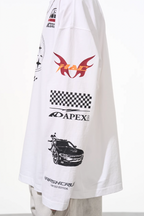 Harsh and Cruel Racing Printed Long Sleeve Tee