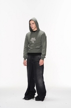BLIND NO PLAN Basic LOGO Knit Hoodie