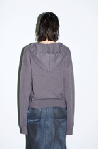 BLIND NO PLAN Basic LOGO Knit Hoodie