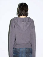 BLIND NO PLAN Basic LOGO Knit Hoodie