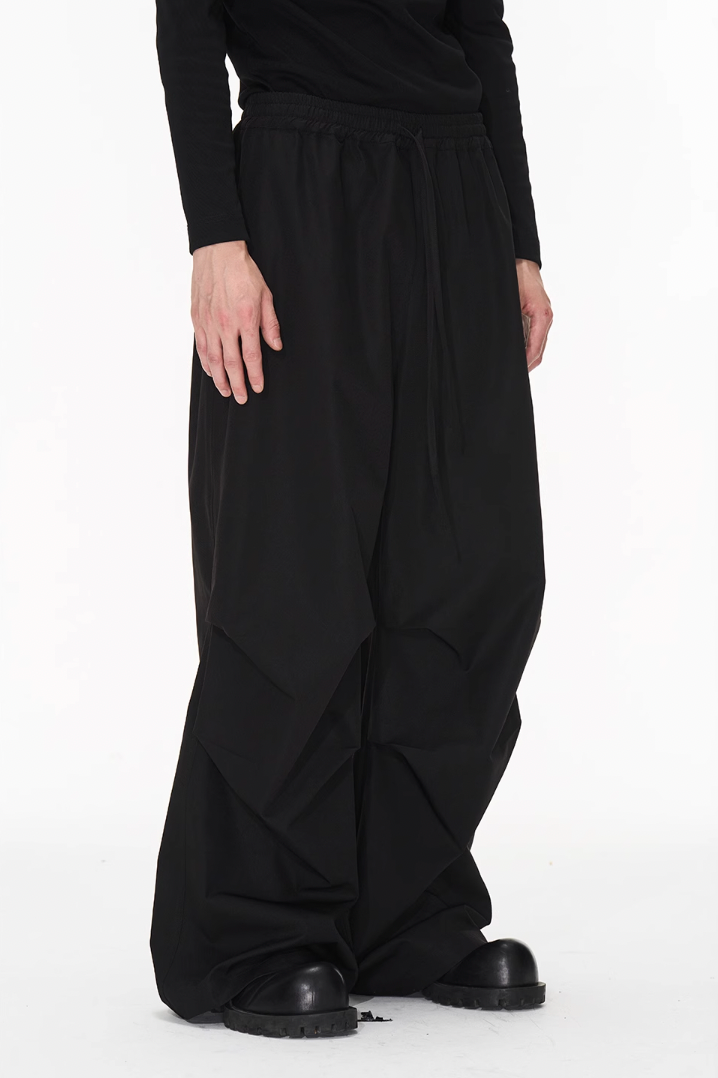 BLIND NO PLAN Pinch Pleat Contour Zip Pants
