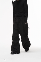 BLIND NO PLAN Pinch Pleat Contour Zip Pants