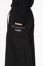BLIND NO PLAN Pinch Pleat Contour Zip Pants