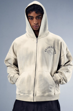 YADcrew x BIPOLAR Mud Dyed Vintage Zipper Hoodie