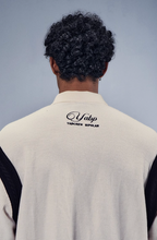 YADcrew x BIPOLAR Patchwork Embroidery Long Sleeve Polo Shirt