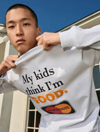 AFGK Slogan Printed Long Sleeve Tee