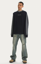 JHYQ Retro Micro Large Hole Denim Jeans