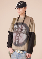 EVILKNIGHT(EK) Peach Heart Buckle String Logo Cap