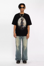 EMPTY REFERENCE Rottweiler Dog Print Tee
