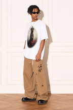 EMPTY REFERENCE Rottweiler Dog Print Tee