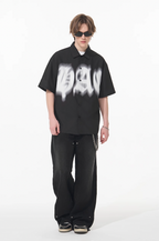 Harsh and Cruel Phantom Gothic Cuban Shirt