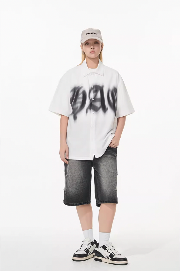 Harsh and Cruel Phantom Gothic Cuban Shirt