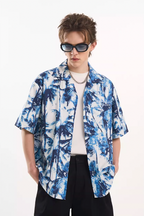 Harsh and Cruel Palm Shadow Cuban Shirt