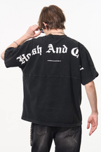 Harsh and Cruel Gothic Logo Washed Tee